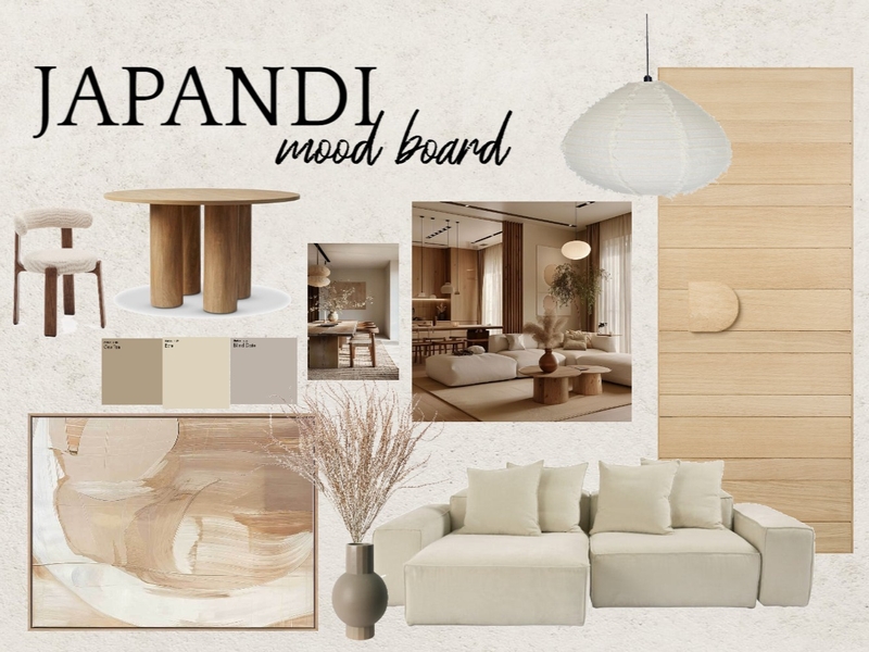 Japandi 2 Interior Design Mood Board by Kiekie Japandi 2 Interior Design Mood Board by Kiekie