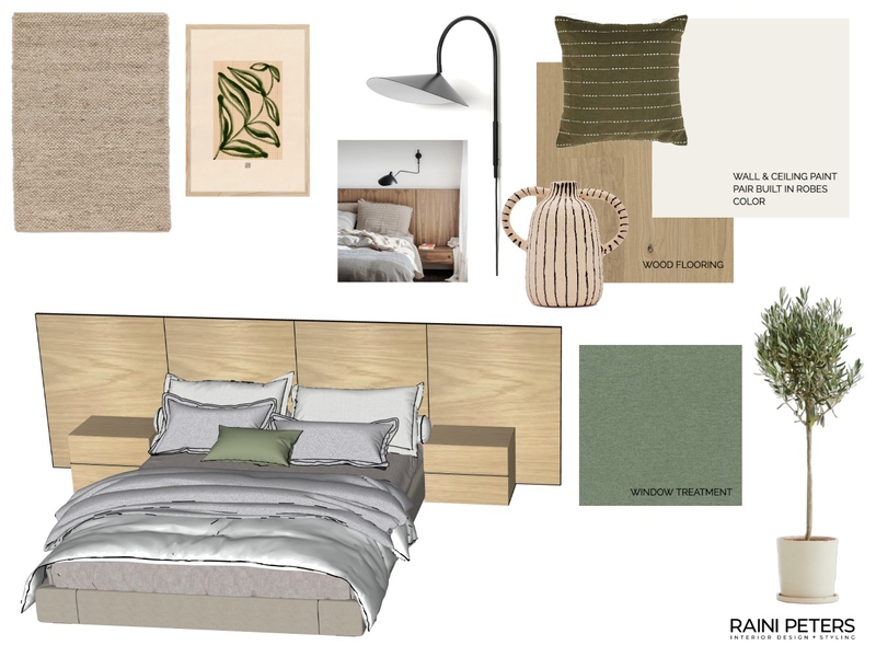 Bedroom 1 Mood Board by Raini Peters Interior Design + Styling on Style Sourcebook