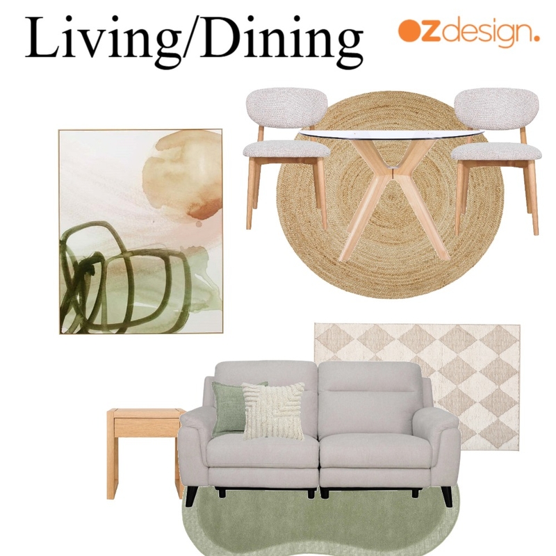 Living & Dining - Chris O'Keeffe Interior Design Mood Board by Oz Design Furniture
