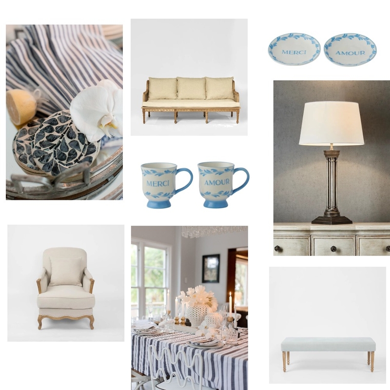 Classic French Country Living Mood Board by House of Walton on Style Sourcebook