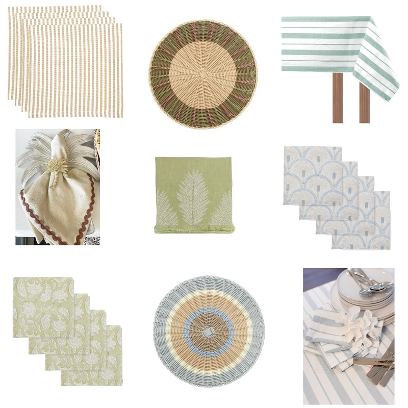 Coastal Linen/Napery Mood Board by House of Walton on Style Sourcebook
