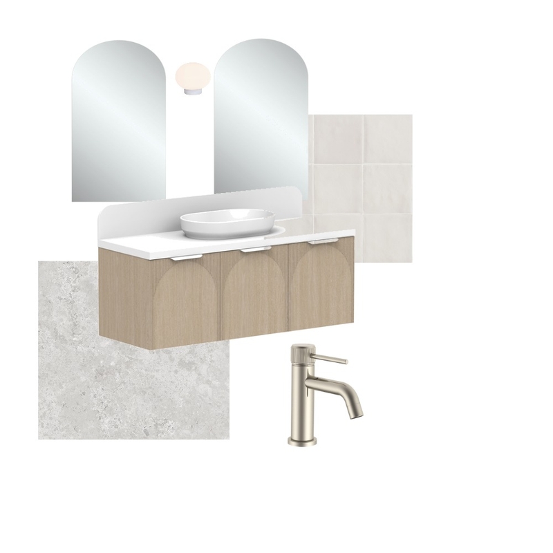 ensuite Interior Design Mood Board by tahlia m