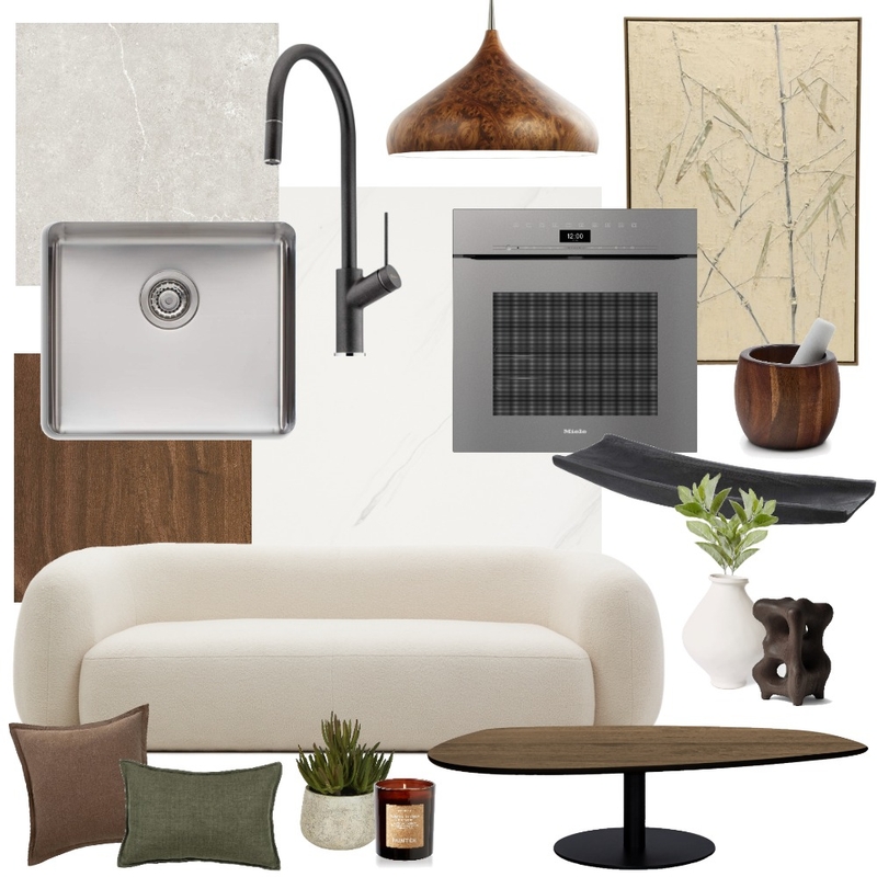 Japandi ft. Bianco Pearl Mood Board by SilkSurface on Style Sourcebook