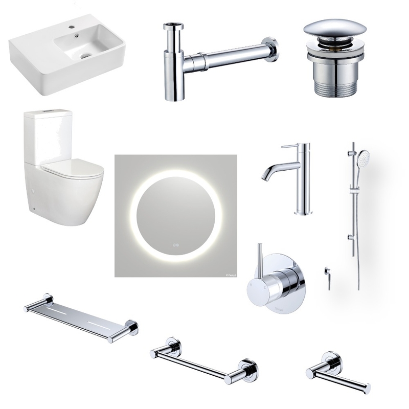 Bathroom Board Interior Design Mood Board by mjreynolds00