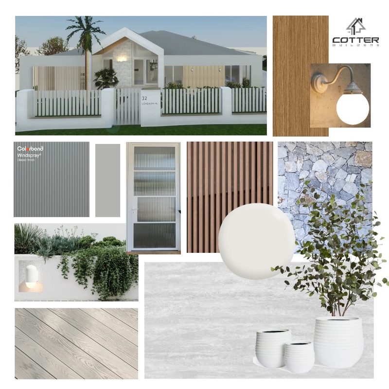 Opalia - Exterior Mood Board by Cotter Builders on Style Sourcebook