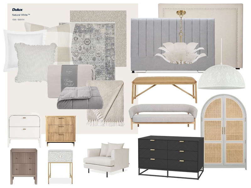 Main Bedroom Interior Design Mood Board by KMegs75 Main Bedroom Interior Design Mood Board by KMegs75