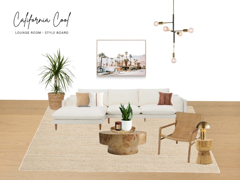 Californian Cool Lounge Room Mood Board by Renee Wratih on Style Sourcebook