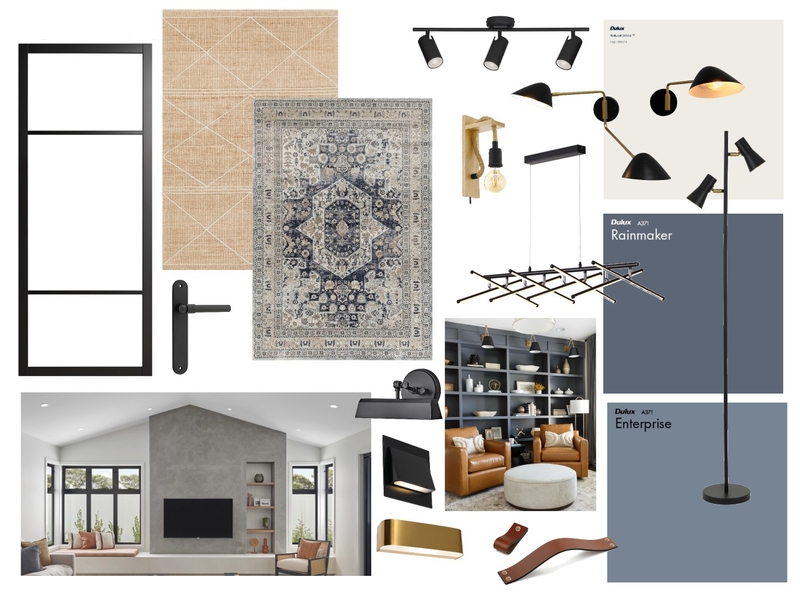 Music Wing Interior Design Mood Board by KMegs75