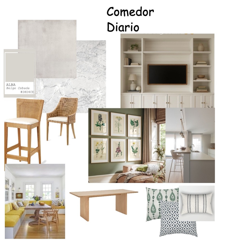 Comedor Diario Mood Board by BRAGA FUSTA on Style Sourcebook