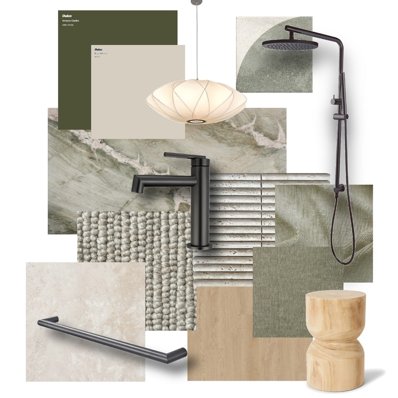 Neutral Green Gunmetal Mood Board by Aquaperla on Style Sourcebook