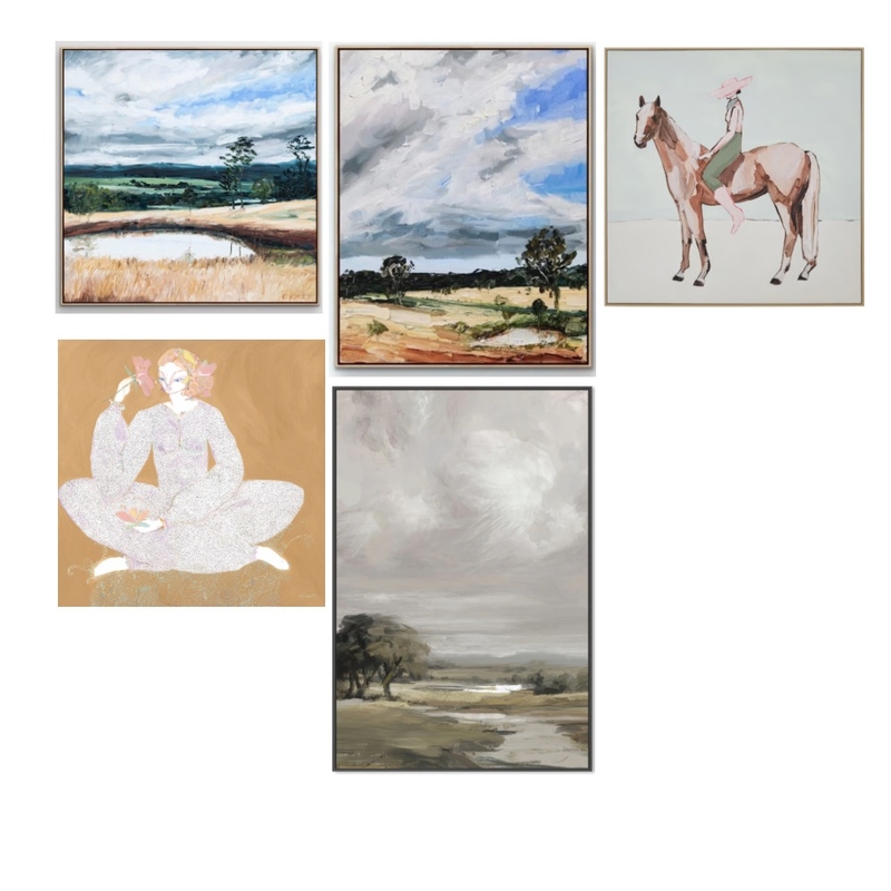 Art Mood Board by Rhiannon Lee, Oleander & Finch Interiors on Style Sourcebook