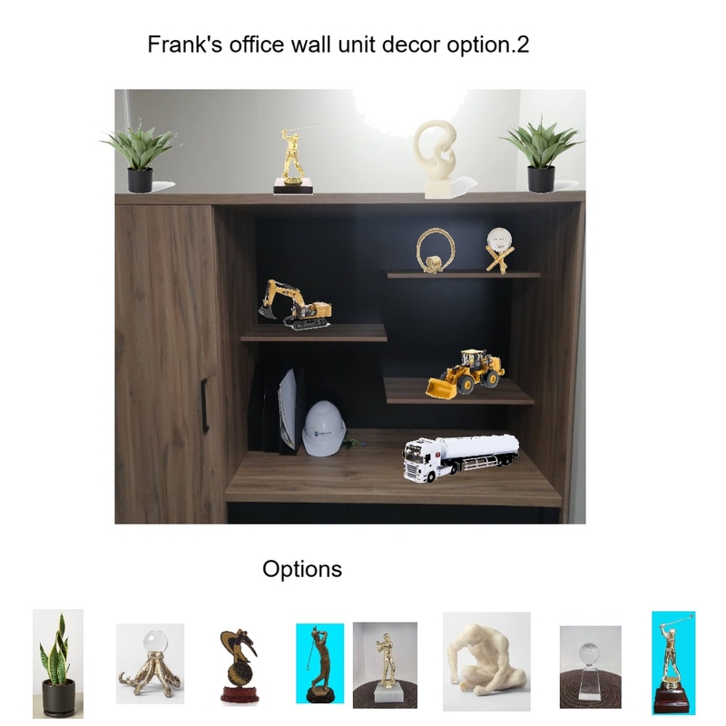Frank's Office Wall Unit decor Option2 Mood Board by Asma Murekatete on Style Sourcebook