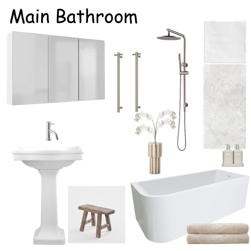 Main Bathroom Mood Board by Jennifer2807 on Style Sourcebook