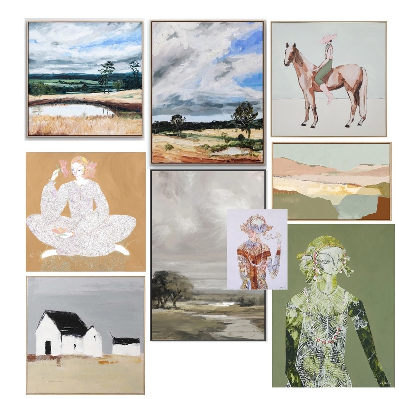 Art Mood Board by Rhiannon Lee, Oleander & Finch Interiors on Style Sourcebook