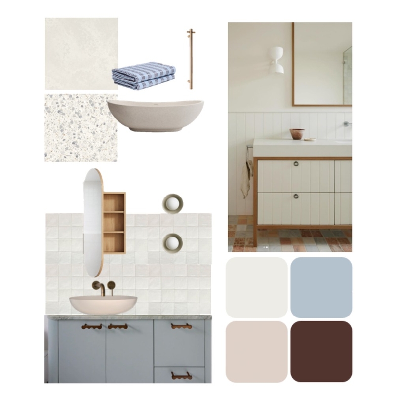 Main Bathroom moodboard Interior Design Mood Board by Peak Projects
