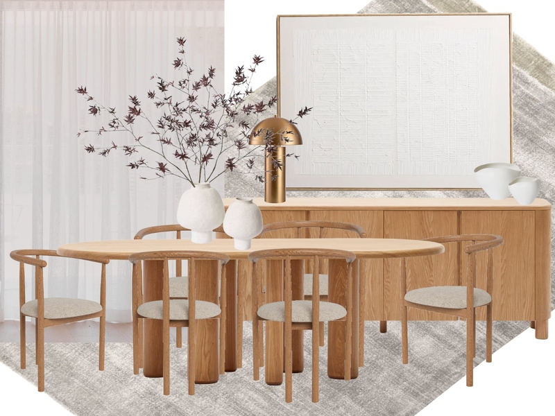 1 hopetoun way, new farm -  dining light option Interior Design Mood Board by tlaws