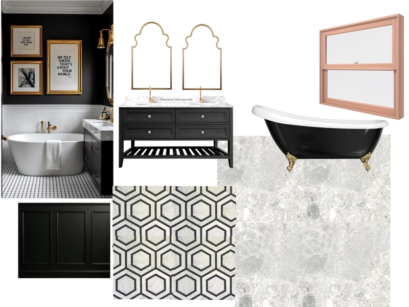 Ensuite version 2 Interior Design Mood Board by Wardle & Peacock