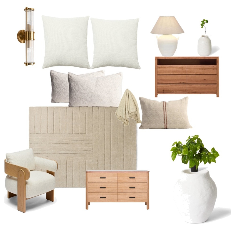 Bedroom 2 Interior Design Mood Board by Nobs Bedroom 2 Interior Design Mood Board by Nobs