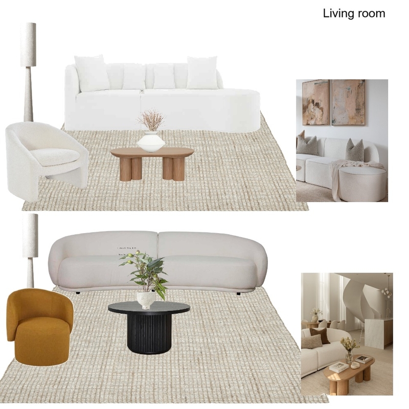 Living room rea Interior Design Mood Board by frances