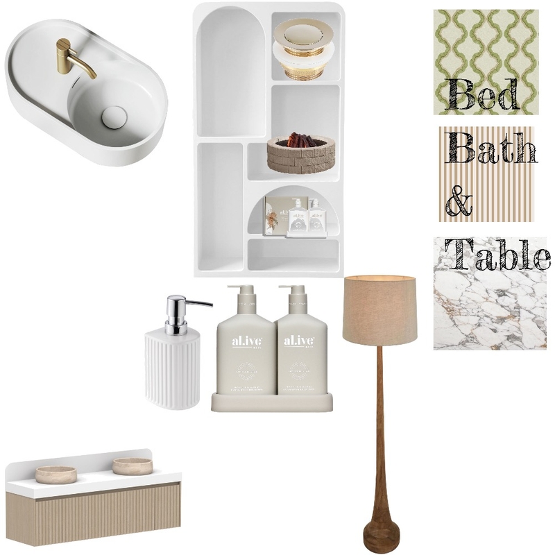 Bathroom products 9:45-9:56am Mood Board by FirstLast125 on Style Sourcebook