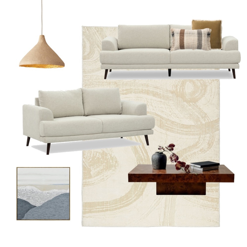Living Area for Rima Makin styled by Fern Interior Design Mood Board by Miss Amara