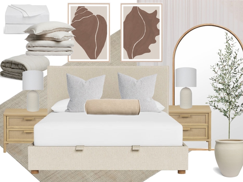 79 mermaid ave, mermaid beach  - master bedroom Mood Board by tlaws on Style Sourcebook