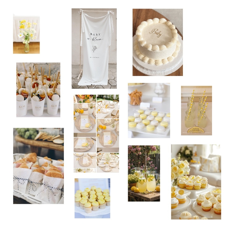 Baby Shower Interior Design Mood Board by @thewhitehomeonthehill