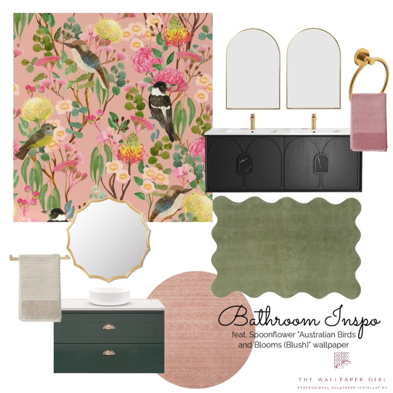 Bathroom Inspo Interior Design Mood Board by thewallpapergirltx
