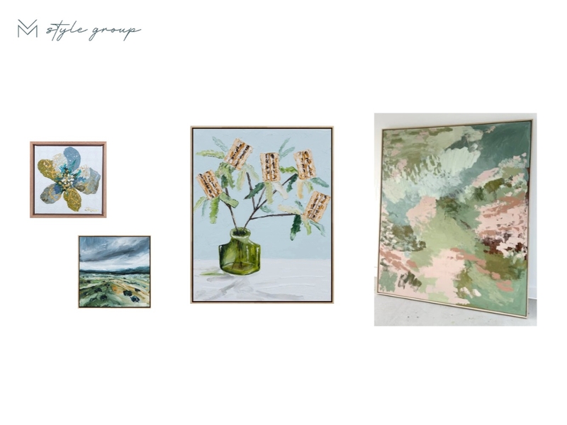 Hallway Artwork Mood Board by The VM Style Group on Style Sourcebook