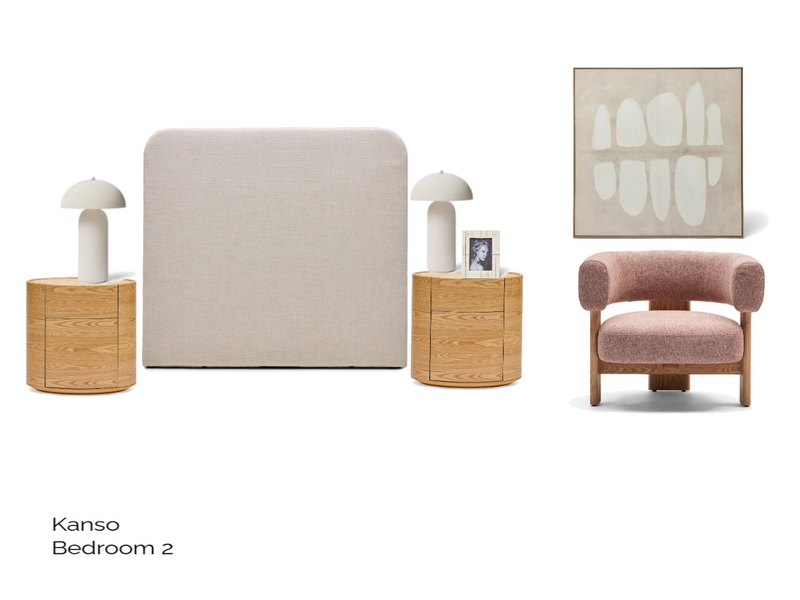 Kanso Bedroom 2 Interior Design Mood Board by jane@horgans.com.au