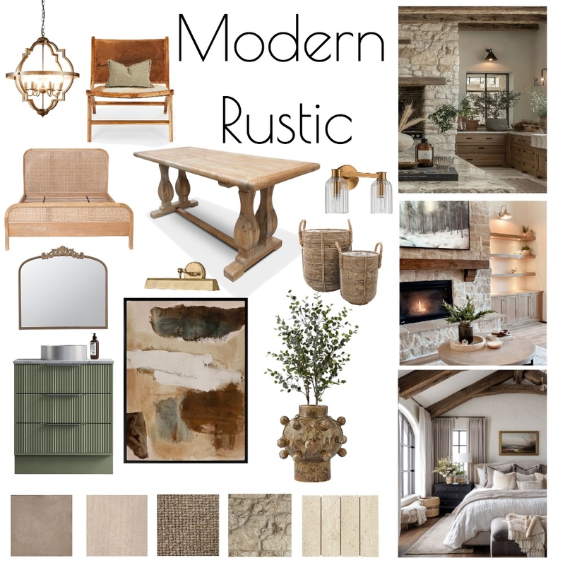 Modern Rustic Moodboard Interior Design Mood Board by Richtwinsmama Modern Rustic Moodboard Interior Design Mood Board by Richtwinsmama