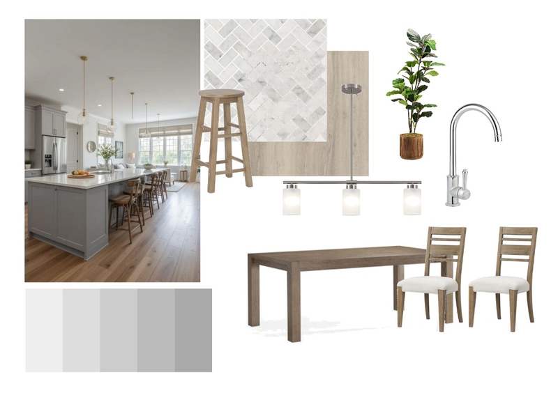 Kitchen Interior Design Mood Board by lily-bug25