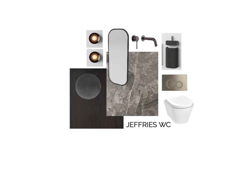 JEFFRIES WC Interior Design Mood Board by Dimension Building