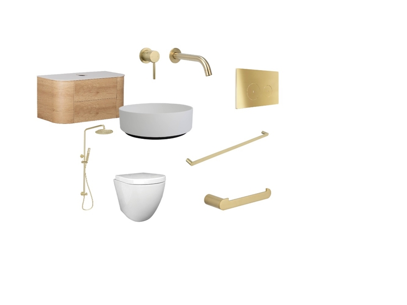 BATHROOM MOODBOARD Interior Design Mood Board by LYBAO  INTERIOR DESIGN