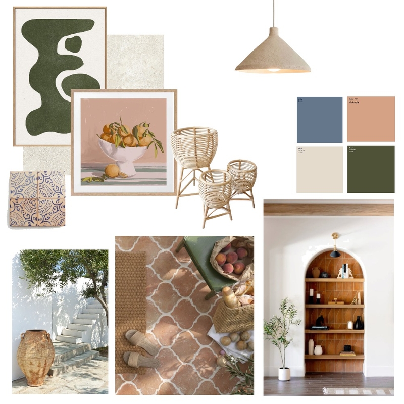 Mediterranean Interior Design Mood Board by laurenp