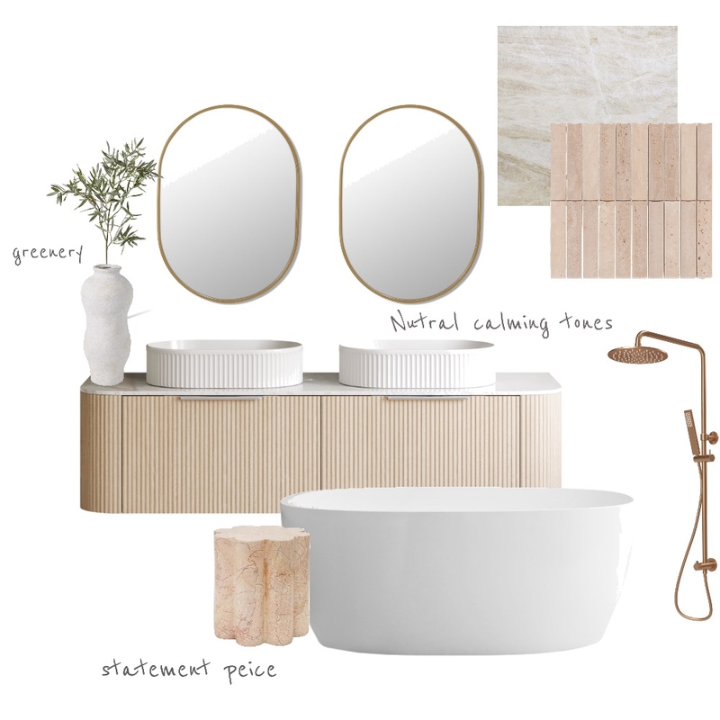Bathroom Interior Design Mood Board by Mb0915