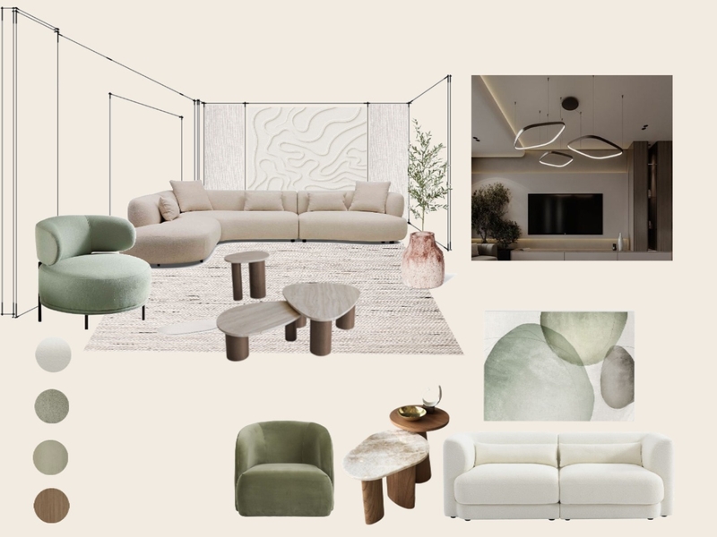 نساء Interior Design Mood Board by maram_mys