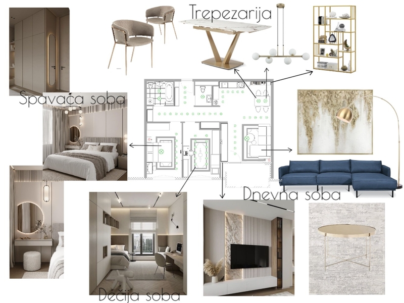 Diplomski 2 Interior Design Mood Board by katarina.fenje