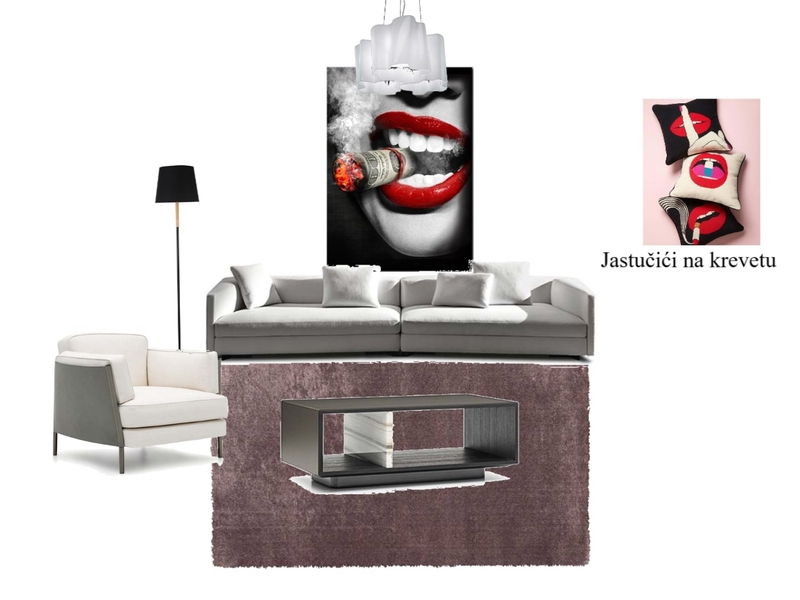 Dnevna soba Interior Design Mood Board by milica05