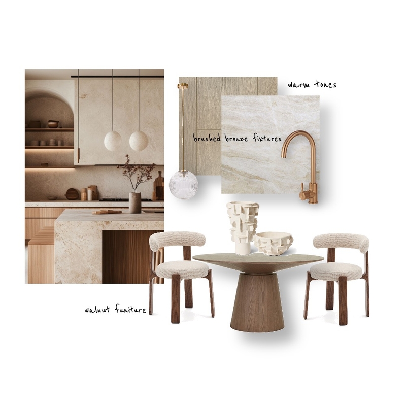 warm kitchen & dining Interior Design Mood Board by tahliadiberardino