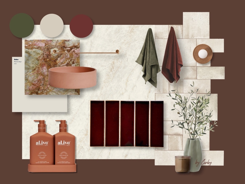 Eternal Bold Earthy: Oyster Taj Mahal White Mood Board by Carley & Co. Design on Style Sourcebook