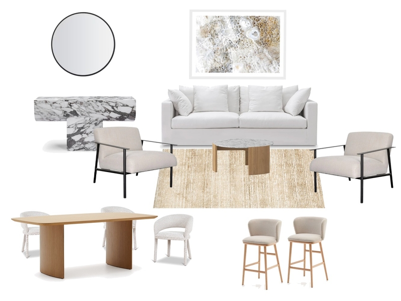 AMAYA - Sales Suite Living B Interior Design Mood Board by Bronwynblue