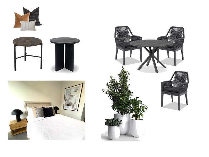 AMAYA - Sales Suite Bedrooms and outdoors B Interior Design Mood Board by Bronwynblue