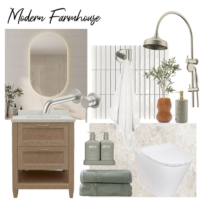mpodern farmhouse Interior Design Mood Board by michxvalerio