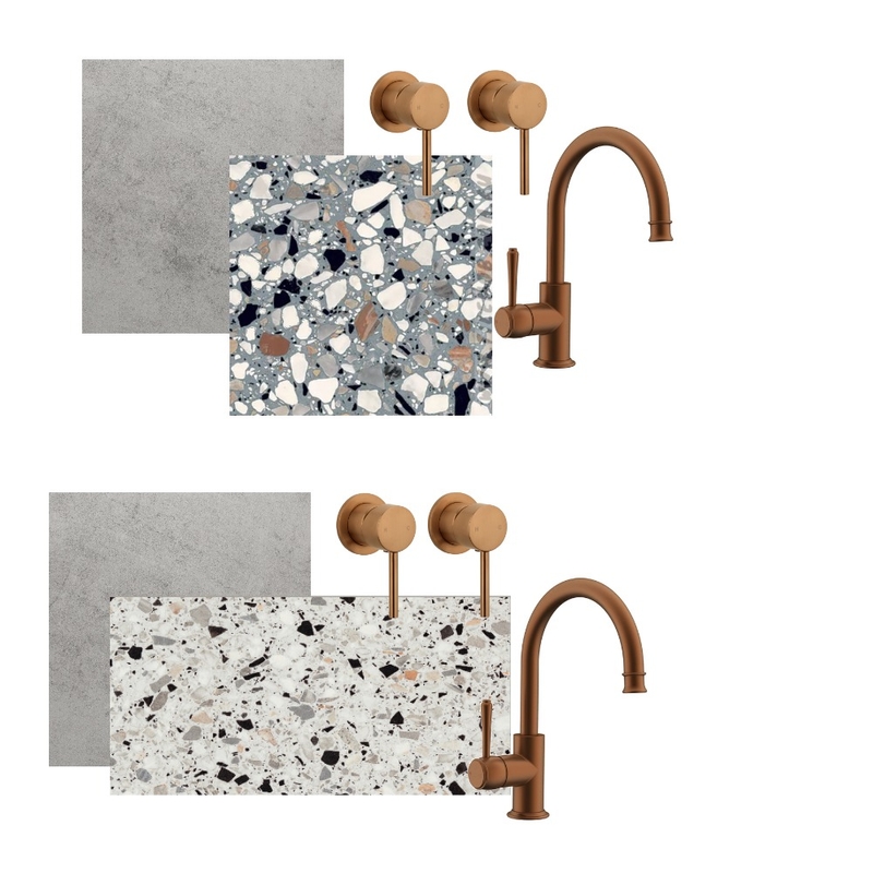 Ella Bathroom Tiles Interior Design Mood Board by Issycoop