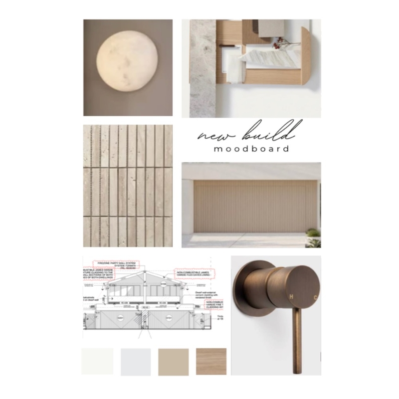 New build Moodboard Interior Design Mood Board by Vicky Vais Interior Spaces
