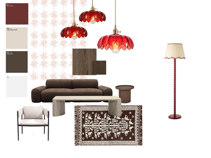 red room Mood Board by sophielach12@gmail.com on Style Sourcebook