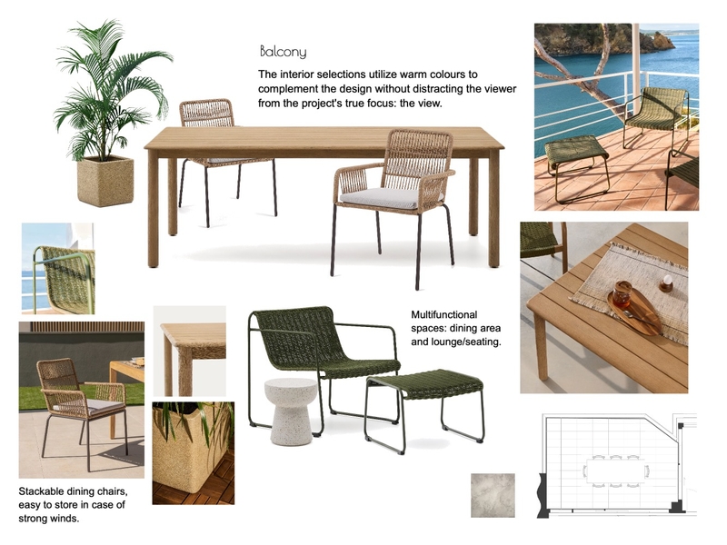 Outdoor Interior Design Mood Board by Studio Thicia Luiza