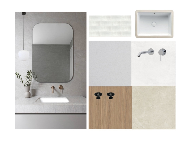 Powder room Interior Design Mood Board by Chotdy