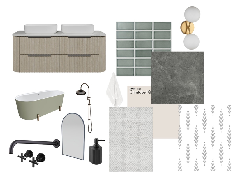 bathroom Mood Board by Karinette001 on Style Sourcebook